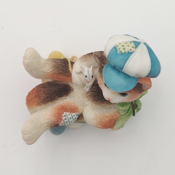 Calico Kittens Cat Figurine “Always Paws For Playtime” Enesco Priscilla Hillman - Picture 7 of 10